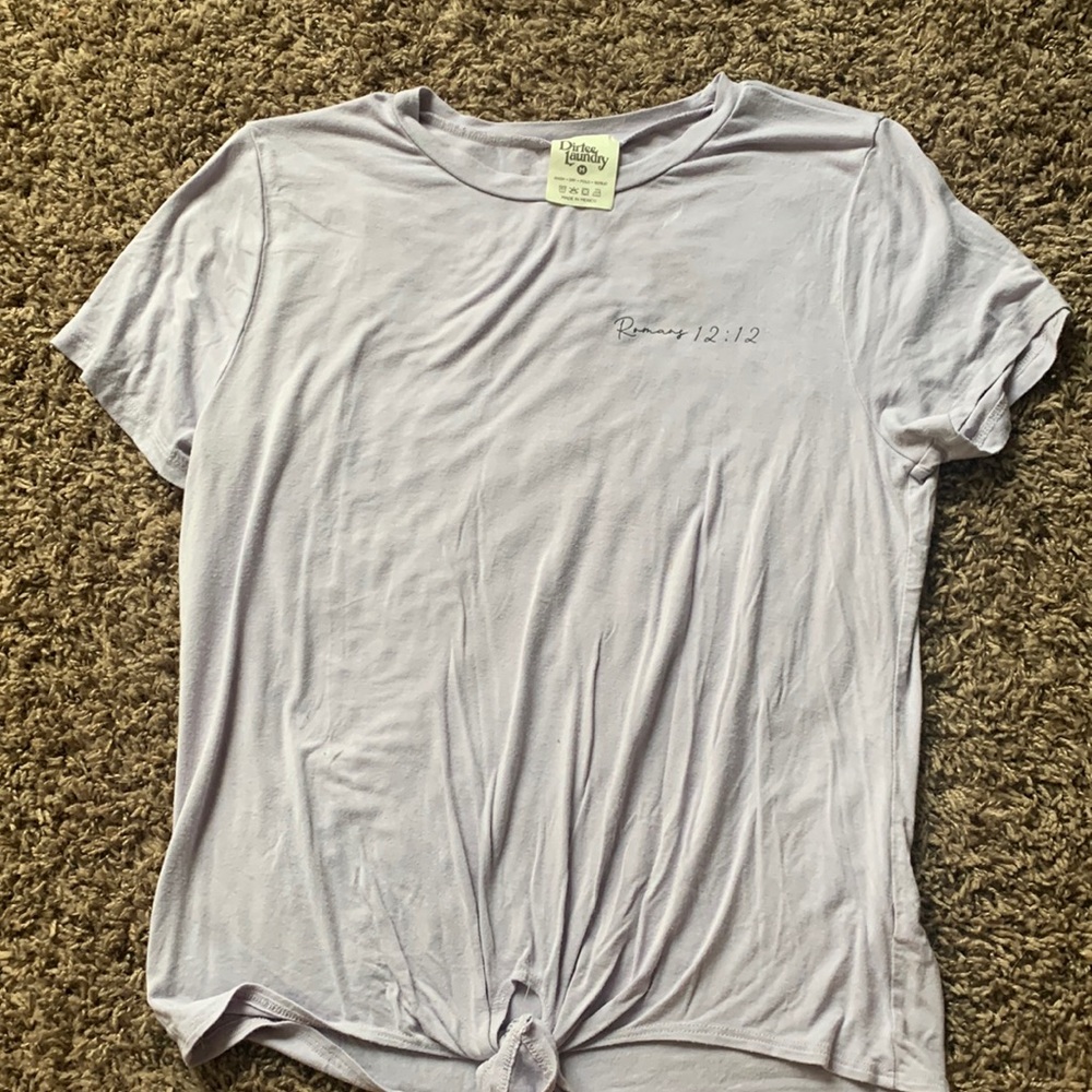 Light purple Romans 12:12 top